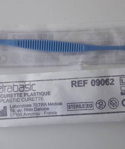 Curette 2-cuillere plast 14 cm - Stérile