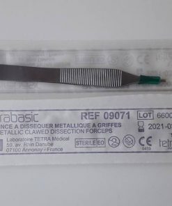 Pince à disséquer Griffes métal 12 cm - Stérile